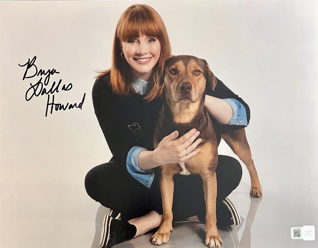 Bryce Dallas Howard signed 11x14 - OC Celebrity Marketing